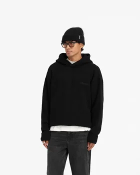Tjock bouclé-Hoodie