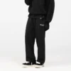 Tvålagers sweatpants med broderat tryck