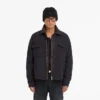 Vadderad overshirt med dragkedja
