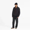 Vadderad overshirt med dragkedja